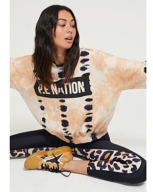 P.e Nation Score Runner Tie Dyed Sweatshirt