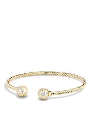 David Yurman Solari Bead Bracelet With Diamonds In 18k Gold