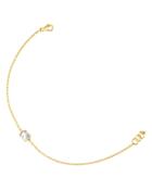 Tous 18k Yellow Gold Xxs Mother-of-pearl Bear Bracelet