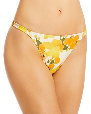 Peony Holiday Printed Bikini Bottom
