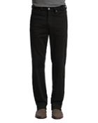 34 Heritage Charisma Comfort-rise Classic Straight Fit Jeans In Select Double Black