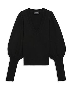 The Kooples Puffed Sleeve Sweater