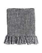 Ted Baker Penny Gingham Frill Scarf