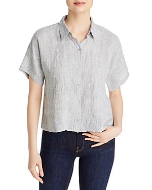 Eileen Fisher Classic Collar Button Front Shirt