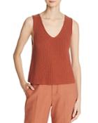 Vince Ribbed Sweater Tank