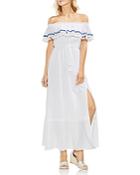 Vince Camuto Ruffled Off-the-shoulder Maxi Dress