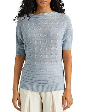 Lauren Ralph Lauren Cable Knit Linen Sweater