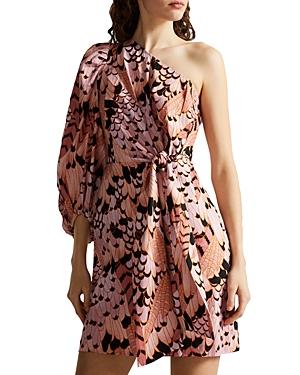 Ted Baker Larae Printed Tie Waist Mini Dress