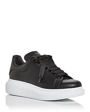 Alexander Mcqueen Women's Oversized Leather Platform Low Top Sneakers