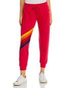 Aviator Nation Rainbow-stripe Jogger Pants