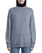 Lafayette 148 New York Chine Drop Shoulder Sweater