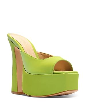 Schutz Women's Andrina Slip On Platform High Heel Sandals