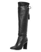 Kate Spade New York Women's Hazel Pointed Toe Leather High-heel Boots