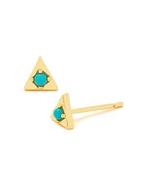Gorjana Mirrah Triangle Stud Earrings