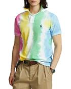 Polo Ralph Lauren Cotton Mesh Tie Dyed Custom Slim Fit Polo Shirt