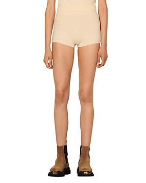 Sandro Knit Wool Shorts
