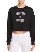 Knowlita New York Or Nowhere Cropped Sweatshirt - 100% Exclusive