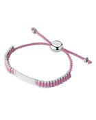 Links Of London Friendship Id Bracelet In Baby Pink