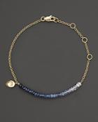 Meira T Blue Sapphire And 14k Yellow Gold Bracelet