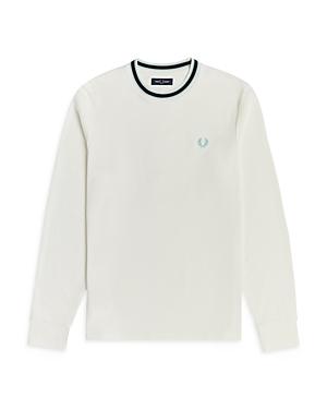 Fred Perry Tramline Tipped Long Sleeve Tee