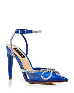 Aqua Women's Charm Ankle Strap High Heel Pumps - 100% Exclusive