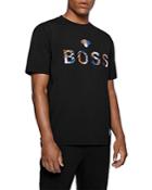 Boss X Nba New York Knicks T Basket Cotton Stretch Graphic Tee