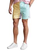 Polo Ralph Lauren Cotton Oxford Color Blocked Classic Fit Shorts