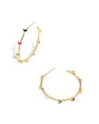 Kendra Scott Haven Heart Front To Back Hoop Earrings