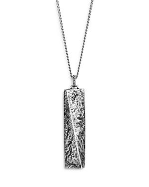 John Hardy Sterling Silver Classic Chain Reticulated Pendant Necklace, 26
