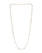 Bloomingdale's Freshwater Pearl & Multi Sapphire Statement Necklace In 14k Yellow Gold, 28 - 100% Exclusive