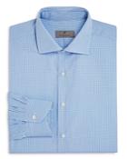 Canali Micro-tattersall Regular Fit Dress Shirt - 100% Exclusive