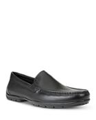 Geox Men's Moner 2 Fit Leather Moc Toe Loafers