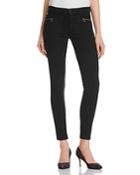 Hudson Spark Mid Rise Super Skinny Jeans In Black - 100% Bloomingdale's Exclusive