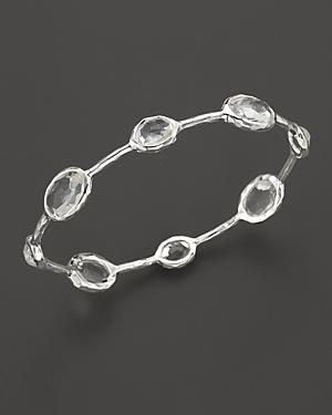 Ippolita Paparazzi Bangle In Sterling Silver With Clear Quartz