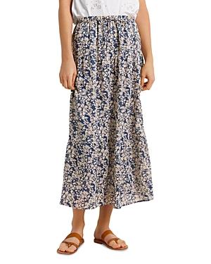Gerard Darel Brune Floral Print Maxi Skirt