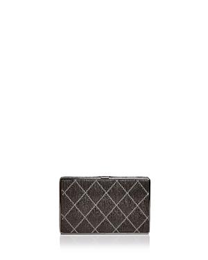 Sondra Roberts Quilted Leather Clutch