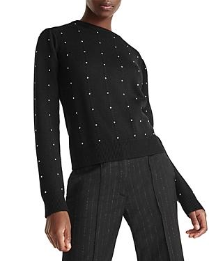 The Kooples Wool Rhinestone Sweater