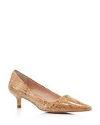 Charles By Charles David Drew Cork Kitten Heels - Compare At $99