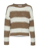 Fabiana Filippi Striped Open Knit Sweater