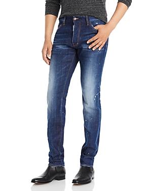Dsquared2 Straight Leg Jeans In Blue