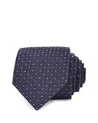 Hugo Contrast Micro Polka Dot Tie