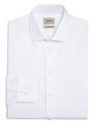 Armani Collezioni Solid Classic Fit Dress Shirt