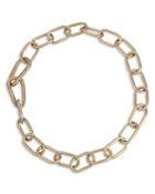 Allsaints Pave Carabiner Link Collar Necklace, 18