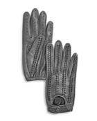 Portolano Whipstitch Leather Driver Gloves