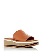 Clergerie Women's Fast Platform Slide Sandals