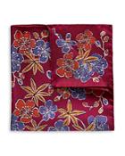 Eton Silk Floral Pocket Square
