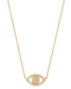 Moon & Meadow Diamond Evil Eye Pendant Necklace In 14k Yellow Gold, 0.26 Ct. T.w. - 100% Exclusive