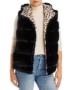 Adrienne Landau Faux Fur Reversible Vest