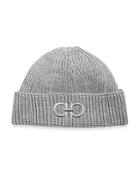 Salvatore Ferragamo Rib Knit Hat