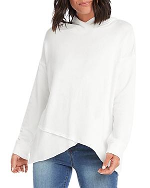 Karen Kane Crossover Hem Hoodie